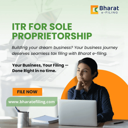 ITR for Sole Proprietorship