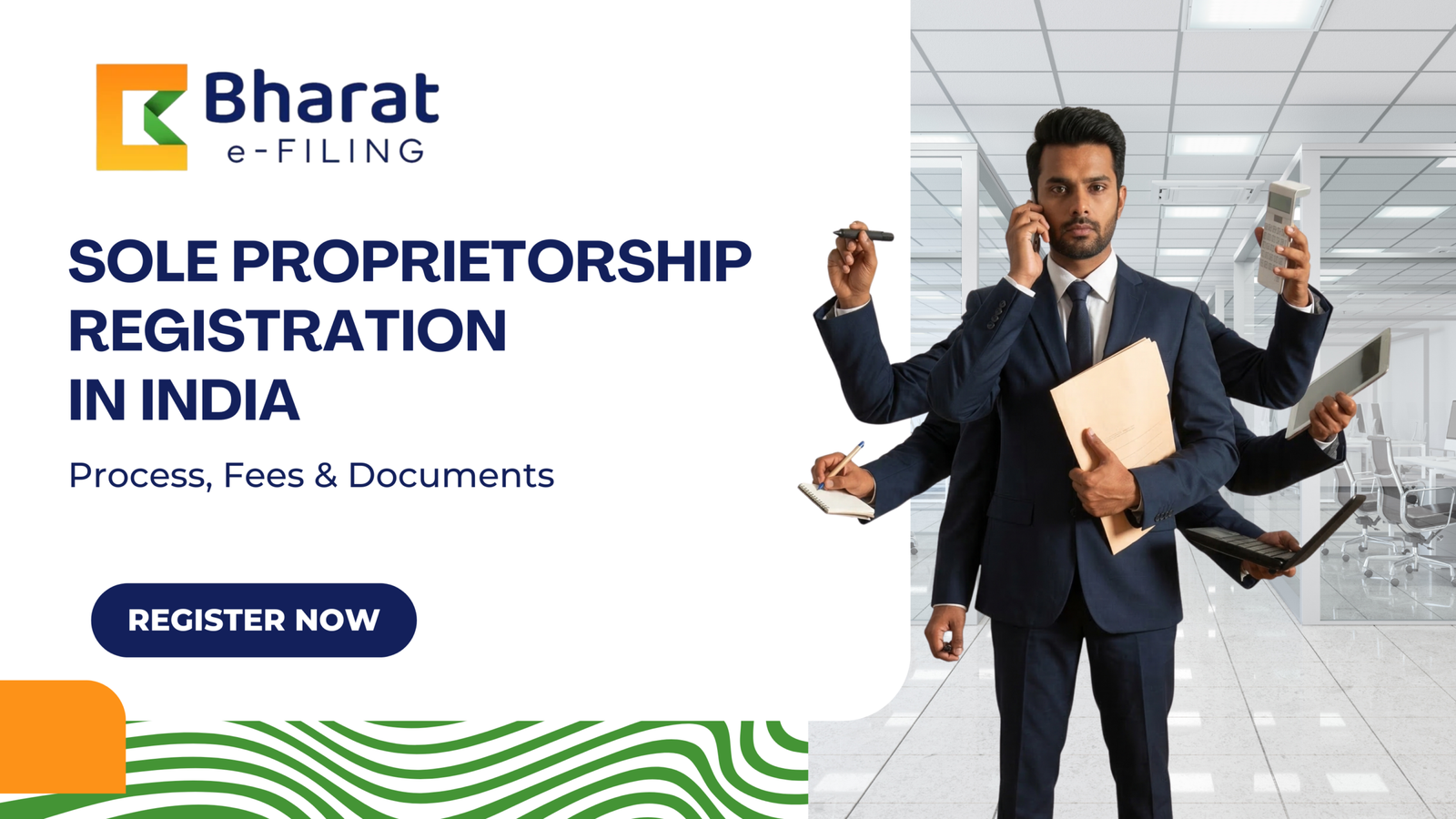 Sole Proprietorship Registration in India – Process, Fees & Documents